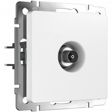 Фотография товара 'Werkel W1183061 ТВ-розетка оконечная белый матовый'