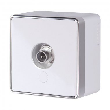 Фотография товара 'Werkel W5083001 ТВ-розетка оконечная Gallant белая'