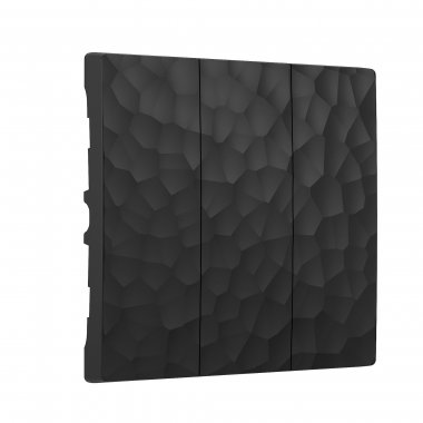 Фотография товара 'Werkel W1239008 Набор клавиш для выключателя трехклавишного черный'