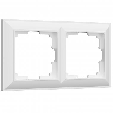 Фотография товара 'Werkel W0022201 Рамка из пластика на 2 поста Fiore белый'