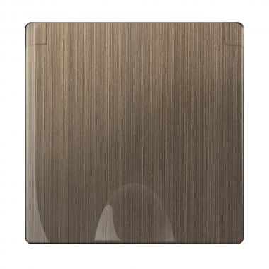 Фотография товара 'Werkel WL12-SKGSC-IP44-CP Накладка для розетки IP44 с крышкой (бронзовый)'