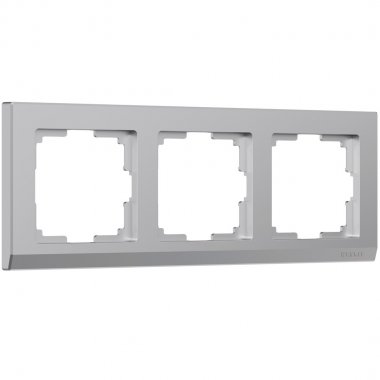 Фотография товара 'Werkel WL04-Frame-03 Рамка Werkel на 3 поста (серебряный) WL04-Frame-03'