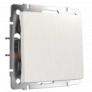 Фотография товара 'Werkel WL13-SW-1G Выключатель одноклавишный (перламутровый рифленый)'