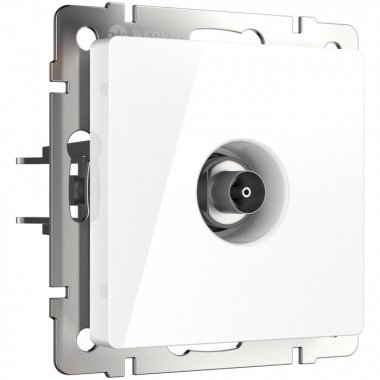 Фотография товара 'Werkel WL01-TV-2W ТВ-розетка проходная'