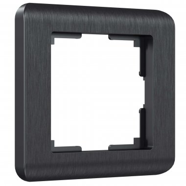 Фотография товара 'Werkel W0012104 Рамка из поликарбоната на 1 пост Stream графит'