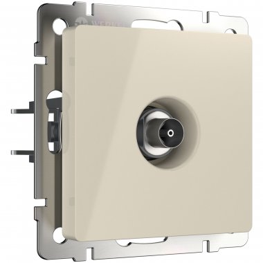 Фотография товара 'Werkel W1183003 ТВ розетка оконечная слоновая кость'