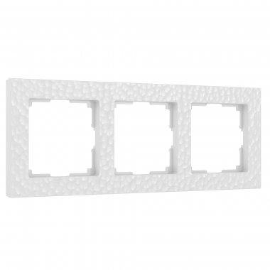 Фотография товара 'Werkel W0032401 Рамка из поликарбоната на 3 поста Hammer белый'