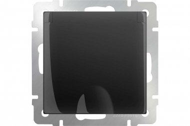 Фотография товара 'Werkel WL08-SKGSC-01-IP44 Розетка влагозащ. с зазем. с защит. крышкой и шторками'