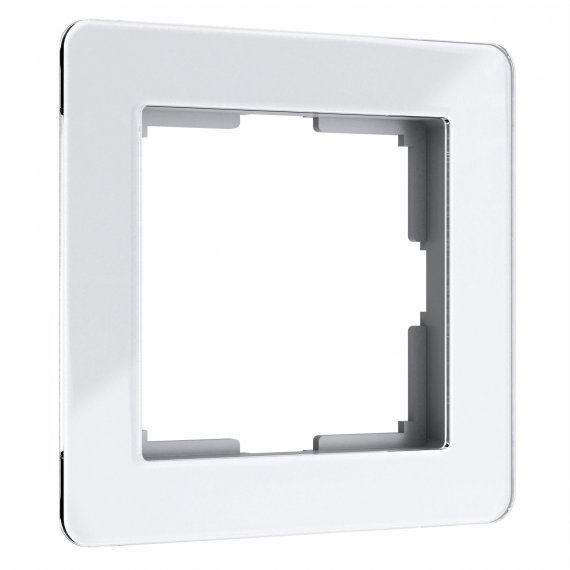 Фотография товара 'Werkel W0012701 Рамка из акрила на 1 пост Acrylic белый'