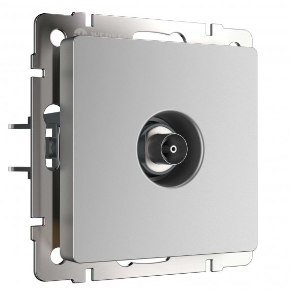 Фотография товара 'Werkel W1183006 ТВ-розетка оконечная серебряный'