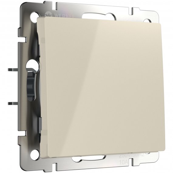 Фотография товара 'Werkel WL03-SW-1G-ivory Выключатель одноклавишный (слоновая кость)'
