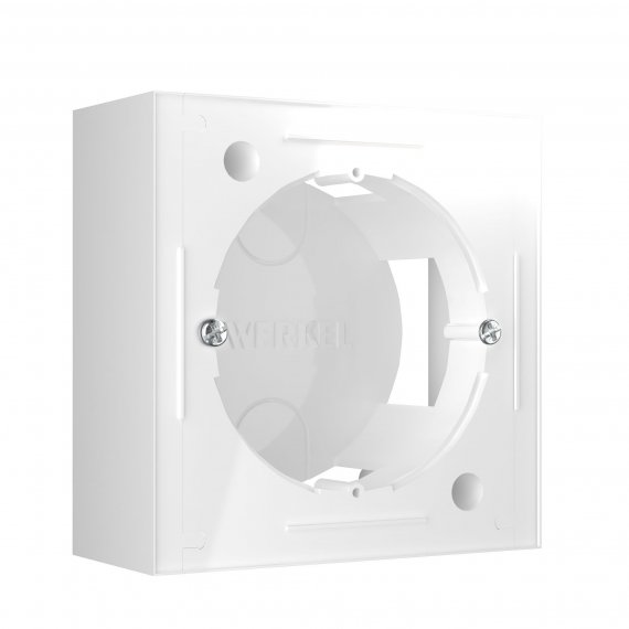 Фотография товара 'Werkel W8000001 Коробка для накладного монтажа белый'