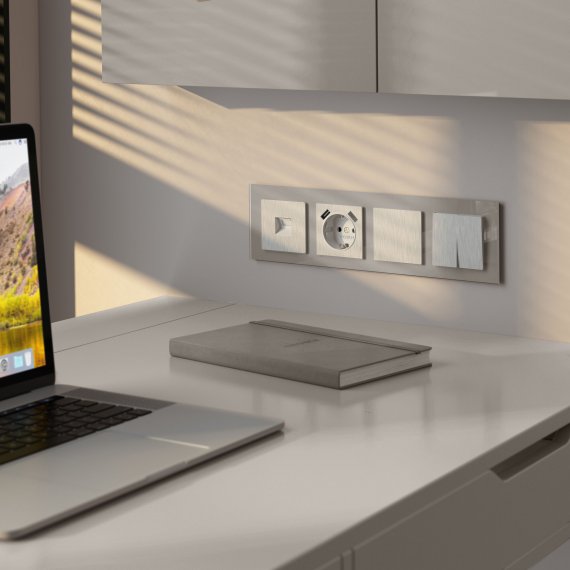 Фотография товара 'Werkel W1159213 Заглушка перламутровый рифленый'