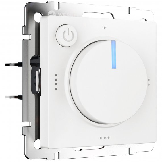 Фотография товара 'Werkel W1151161 Терморегулятор электромеханический для теплого пола белый матовый'