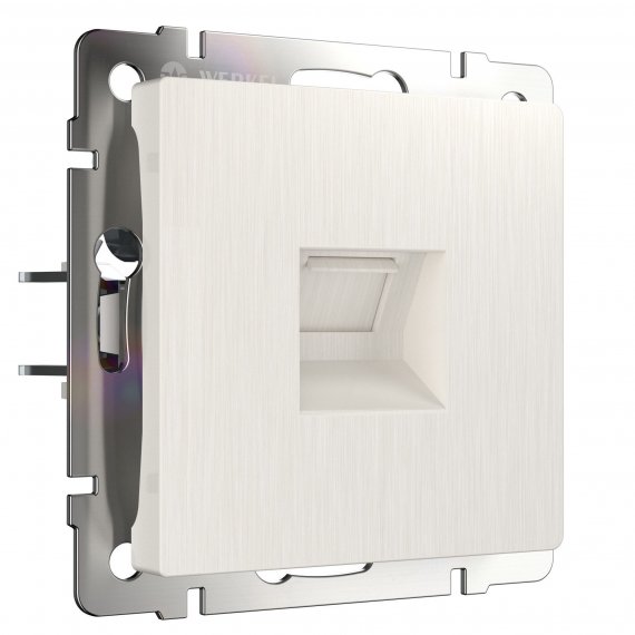 Фотография товара 'Werkel W1181013 Розетка Ethernet RJ-45 перламутровый рифленый'