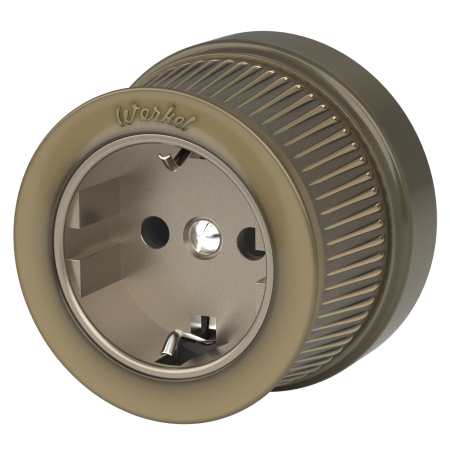 Фотография товара 'Werkel WL19-10-01 Розетка с заземлением'