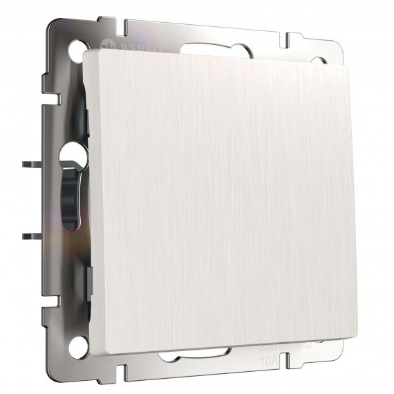 Фотография товара 'Werkel W1110013 Выключатель одноклавишный перламутровый рифленый'