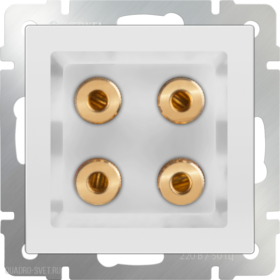 Фотография товара 'Werkel WL01-AUDIOx4 Акустическая розетка'