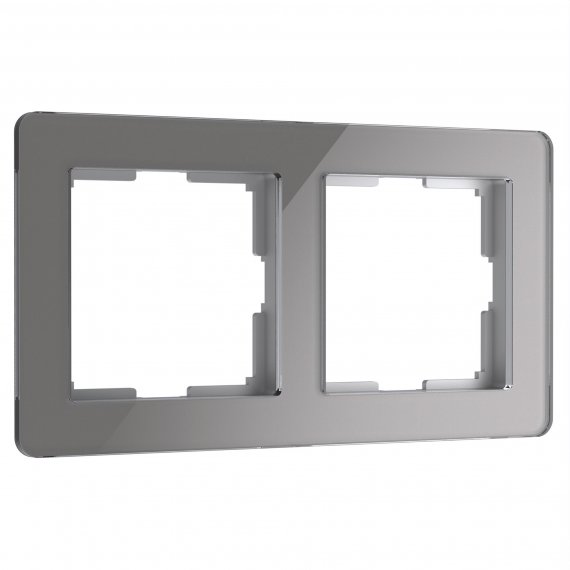 Фотография товара 'Werkel W0022704 Рамка из акрила на 2 поста Acrylic графит'