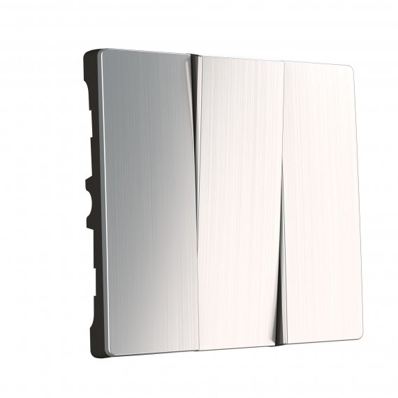 Фотография товара 'Werkel W1139002 Набор клавиш для выключателя трехклавишного глянцевый никель'