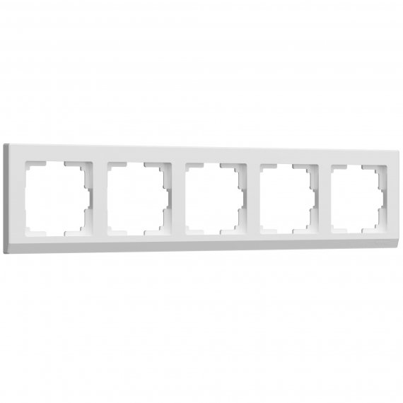 Фотография товара 'Werkel W0051801 Рамка из поликарбоната на 5 постов Stark белый'