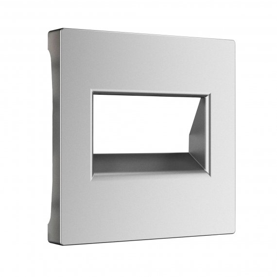 Фотография товара 'Werkel W1191165 Накладка для двойной розетки Еthernet RJ-45 серебряный матовый'