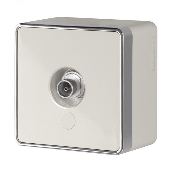 Фотография товара 'Werkel WL15-21-01 ТВ-розетка Werkel оконечная Gallant (слоновая кость)'