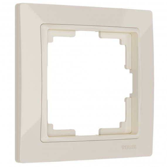 Фотография товара 'Werkel W0012003 Рамка из поликарбоната на 1 пост Snabb Basic слоновая кость'
