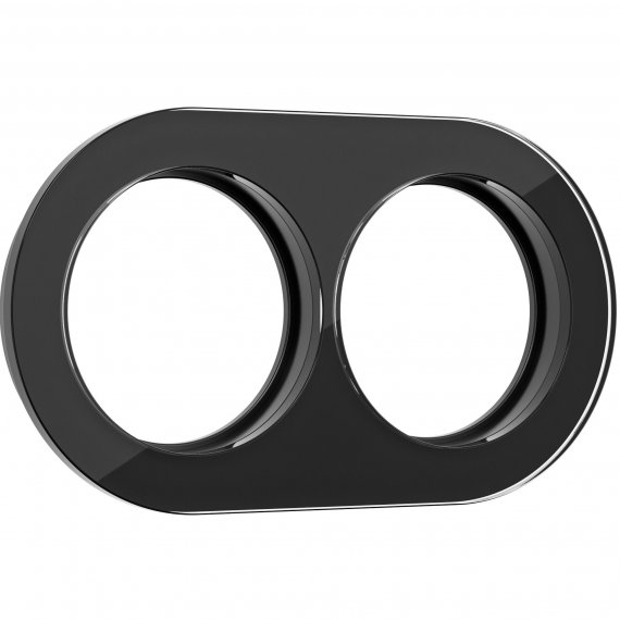 Фотография товара 'Werkel W0025108 Рамка из стекла на 2 поста черный'