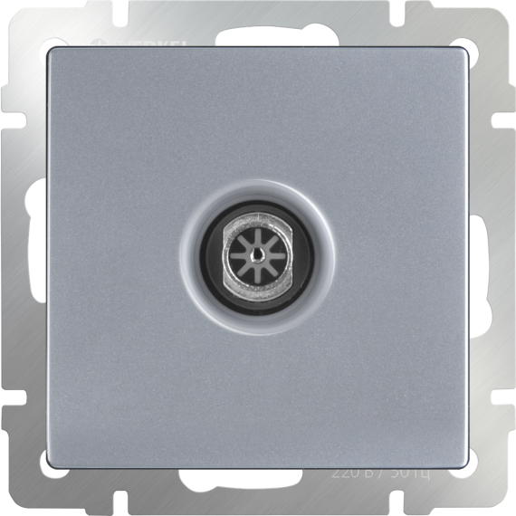 Фотография товара 'Werkel WL06-TV-2W ТВ-розетка проходная'