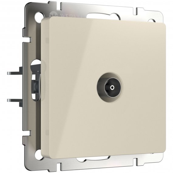 Фотография товара 'Werkel W1184003 ТВ розетка проходная слоновая кость'