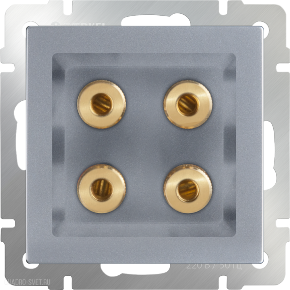 Фотография товара 'Werkel WL06-AUDIOx4 Акустическая розетка'