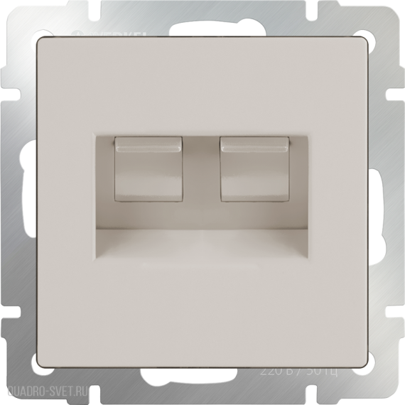 Фотография товара 'Werkel WL03-RJ-11-ivory Телефонная розетка RJ-11'