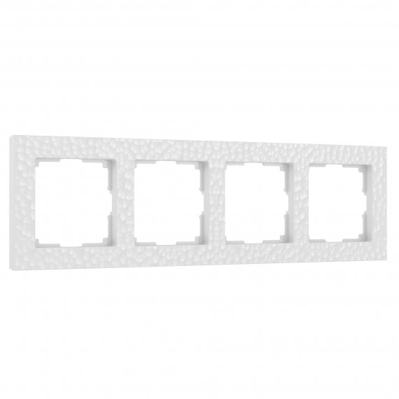 Фотография товара 'Werkel W0042401 Рамка из поликарбоната на 4 поста Hammer белый'