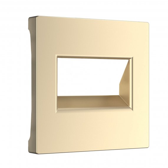 Фотография товара 'Werkel W1191111 Накладка для двойной розетки Еthernet RJ-45 шампань'