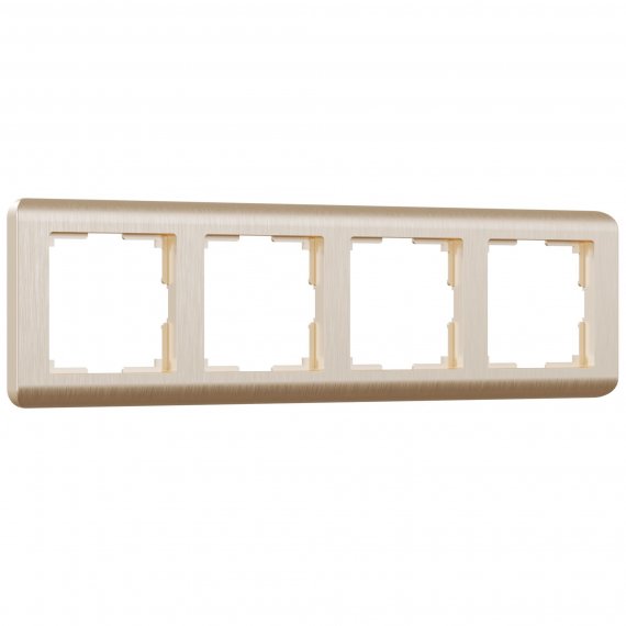 Фотография товара 'Werkel W0042111 Рамка из поликарбоната на 4 поста Stream шампань'