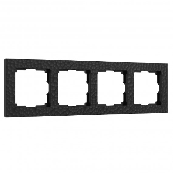 Фотография товара 'Werkel W0042408 Рамка из поликарбоната на 4 поста Hammer черный'