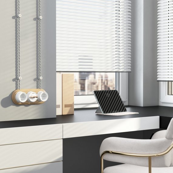 Фотография товара 'Werkel W6442138 Ручка выключателя из металла золото ретро 2 шт.'