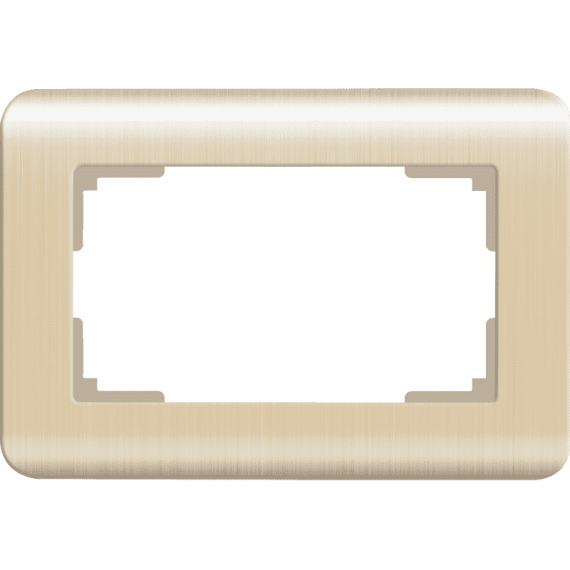 Фотография товара 'Werkel WL12-Frame-01-DBL Рамка для двойной розетки Werkel WL12-Frame-01-DBL шампань 4690389131332'