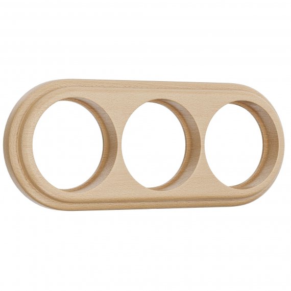 Фотография товара 'Werkel W0035224 Рамка на 3 поста светлый бук'