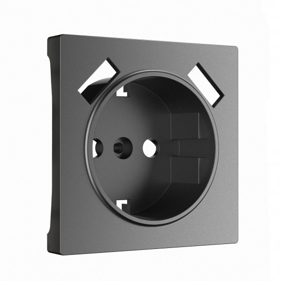 Фотография товара 'Werkel W1179564 Накладка для розетки USB графит матовый'