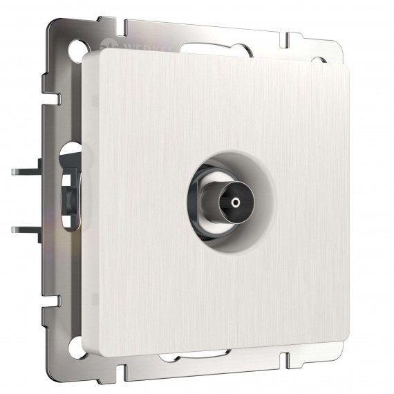 Фотография товара 'Werkel W1183013 ТВ-розетка оконечная перламутровый рифленый'