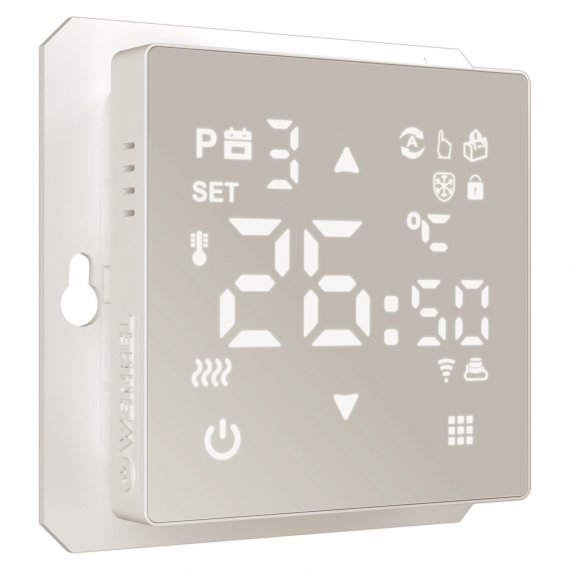 Фотография товара 'Werkel W1151217 Умный сенсорный терморегулятор для теплого пола дымчатый'