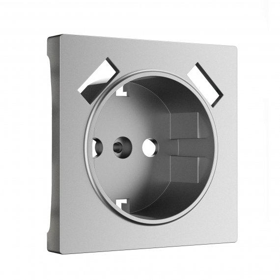 Фотография товара 'Werkel W1179565 Накладка для розетки USB серебряный матовый'