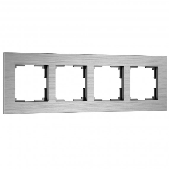 Фотография товара 'Werkel W0043506 Рамка из металла на 4 поста АluMax алюминий'