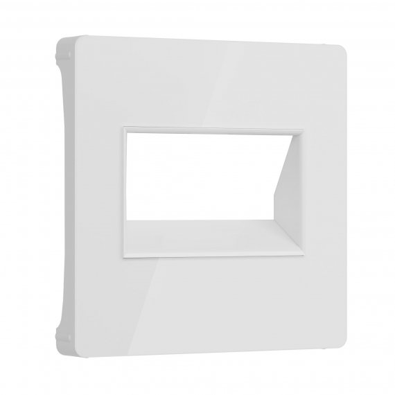 Фотография товара 'Werkel W1191141 Накладка для двойной розетки Еthernet RJ-45 белый акрил'