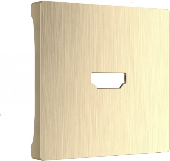 Фотография товара 'Werkel WL10-HDMI-CP Накладка для розетки HDMI (шампань рифленый)'