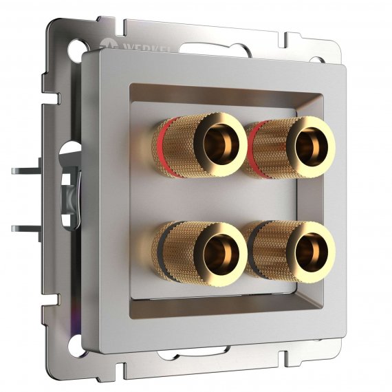 Фотография товара 'Werkel W1185006 Акустическая розетка серебряный'