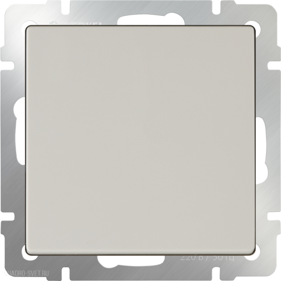 Фотография товара 'Werkel WL03-SW-1G-2W-ivory Выключатель одноклавишный проходной (слоновая кость)'