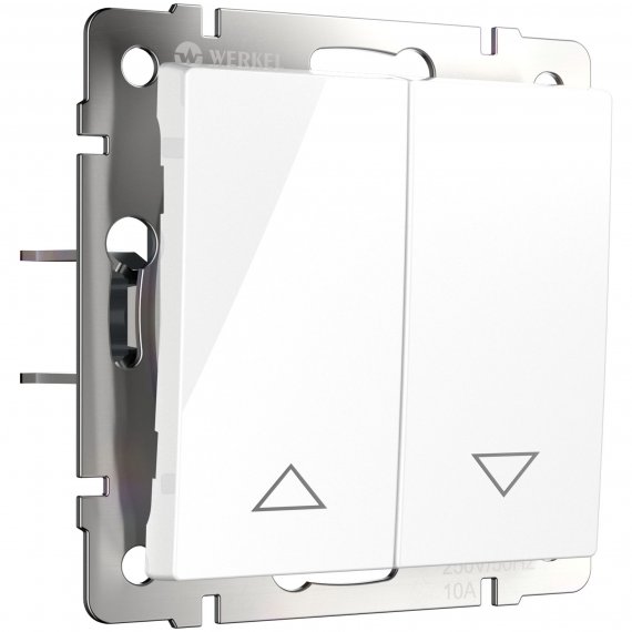 Фотография товара 'Werkel W1124501 Выключатель жалюзи белый'